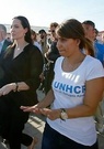Angelina Jolie visite un camp de réfugiés en Turquie