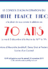 Comité France - Turquie : 70 ans.