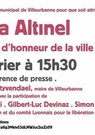 Tuna Altinel, citoyen d'honneur de Villeurbanne