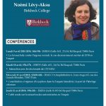 Conférences de Noémie Lévy-Aksu
